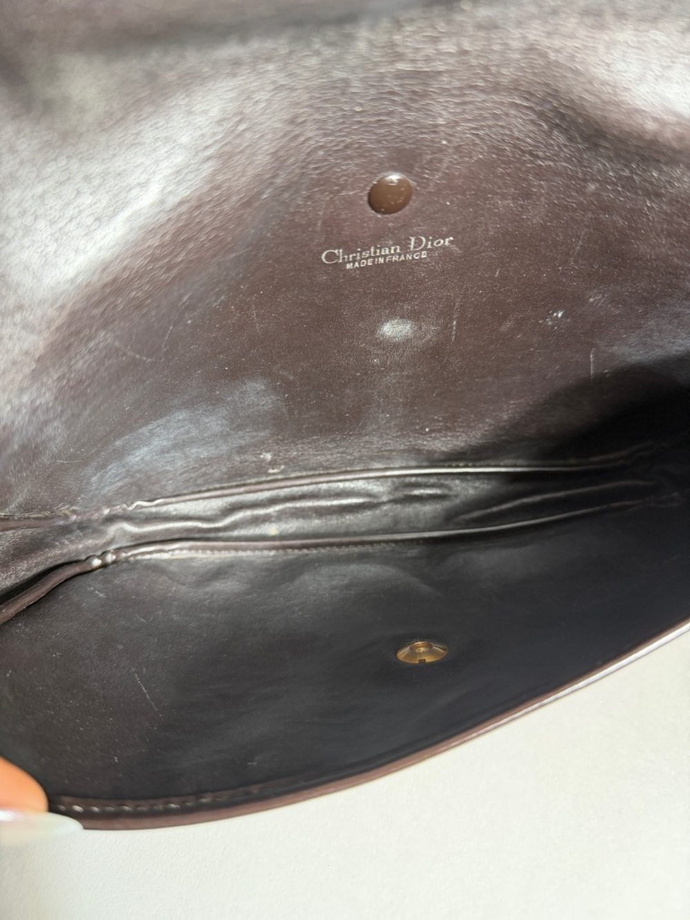 ✨ Christian Dior Trotter Canvas Shoulder Bag – Brown/Gold ✨ - Picture 15 of 17